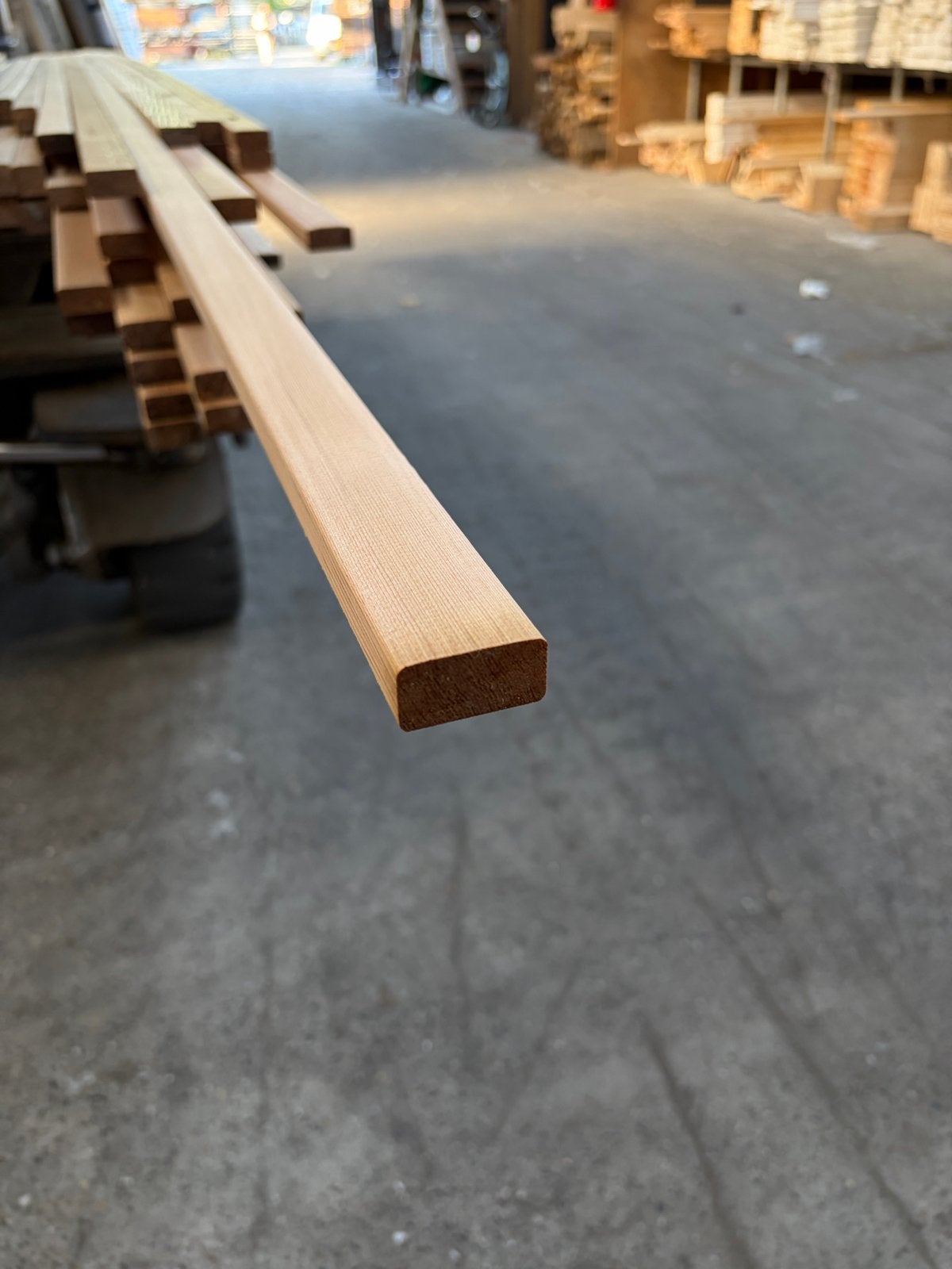Western Red Cedar geschaafde latten 18x45 en 28x28mm 0,5m3, Ophalen, Minder dan 25 mm, Overige typen, Nieuw