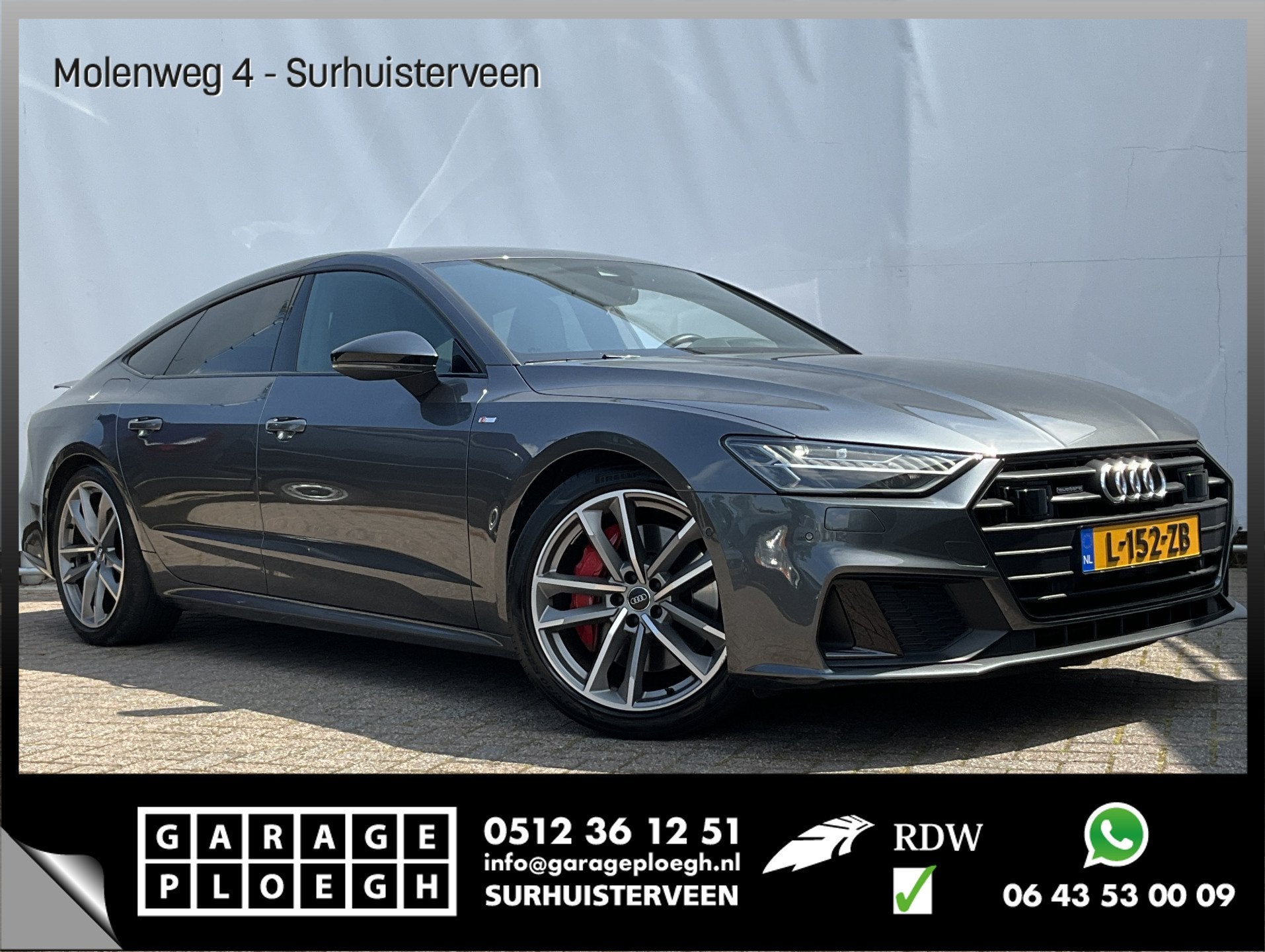 Audi A7 Sportback 55 TFSI E Quattro PHEV Competition S-Line, Auto's, Gebruikt, Euro 6, Leder, Bedrijf