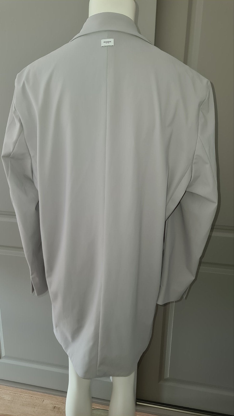 nieuwe lange blazer 36 S grijs grijze Penn&Ink N.Y., Kleding | Dames, Penn & Ink, Nieuw, Ophalen of Verzenden, Jasje