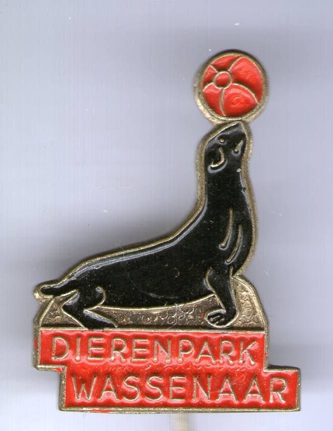 Dierenpark Wassenaar zilverkl speldje ( N_019), Verzenden, Zo goed als nieuw, Dier of Natuur, Speldje of Pin