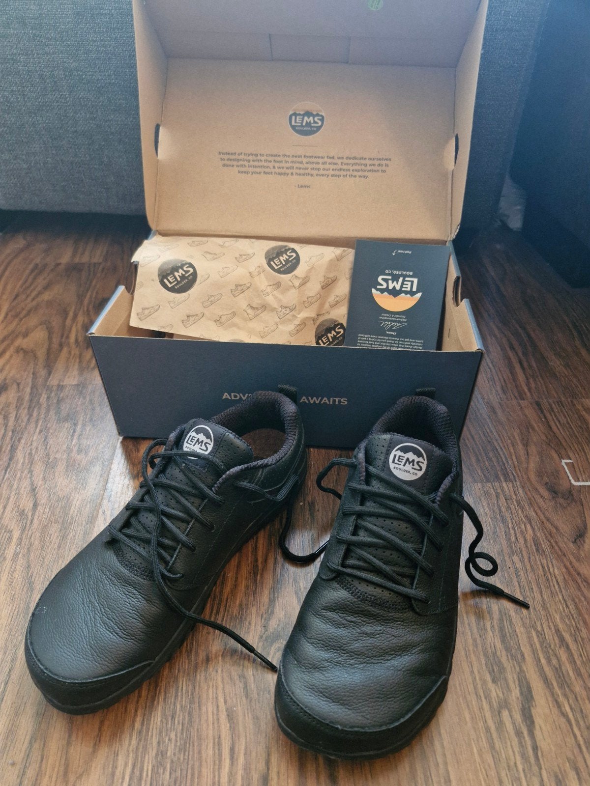 Lems Primal Zen Leather Barefoot Schoenen Zwart Maat 42, Kleding | Heren, Zwart, Ophalen of Verzenden, Lems, Sneakers of Gympen