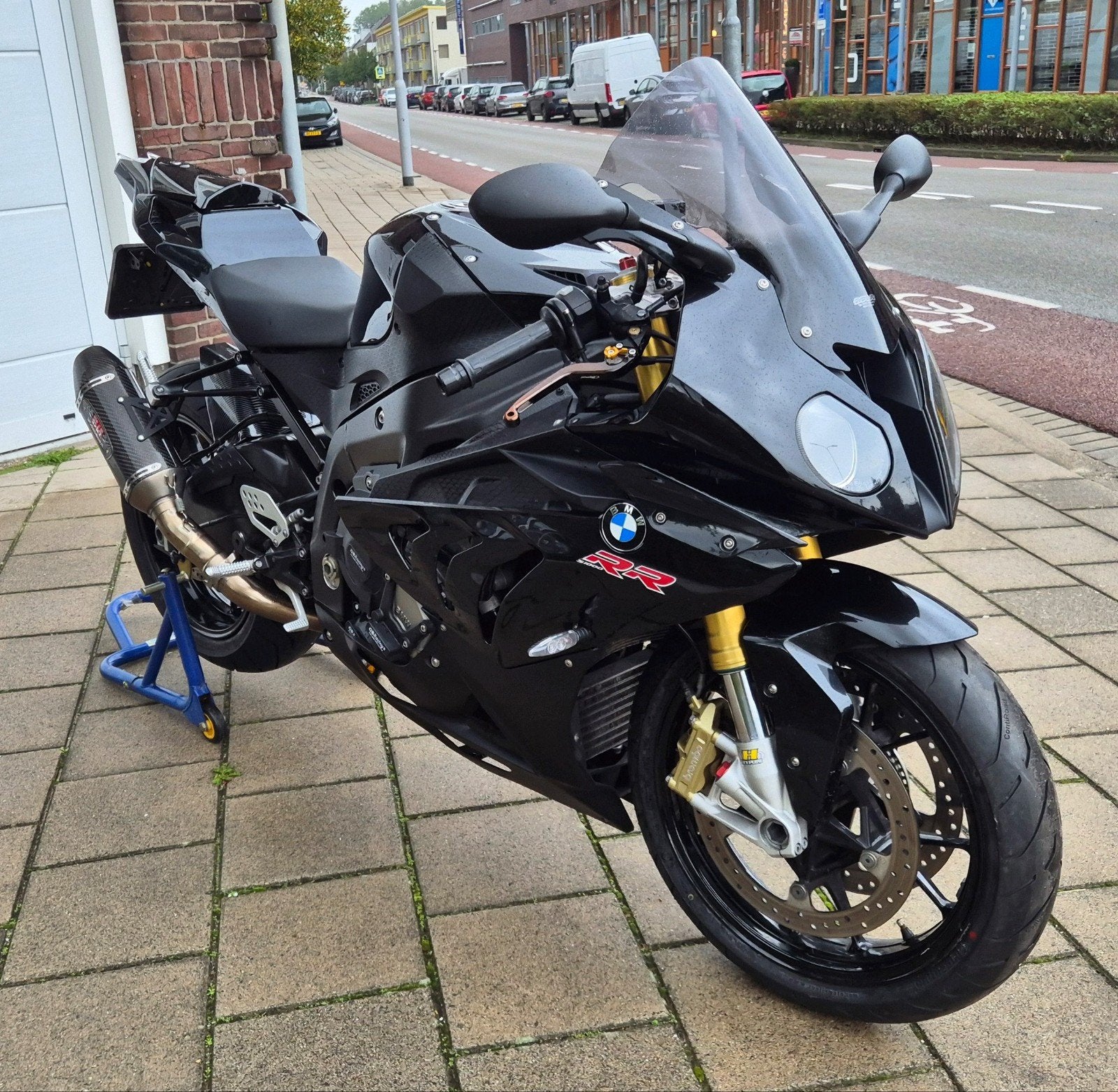 🟢Bmw S1000RR 193PK/PowerCom/Quickshift/Yoshi✅️, 4 cilinders, Handvatverwarming, Gebruikt, Super Sport
