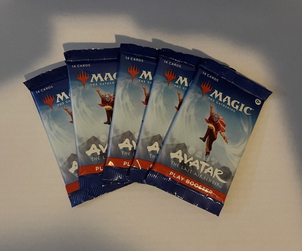 5x Avatar: Play Booster English Magic The Gathering, Ophalen of Verzenden, Nieuw, Booster