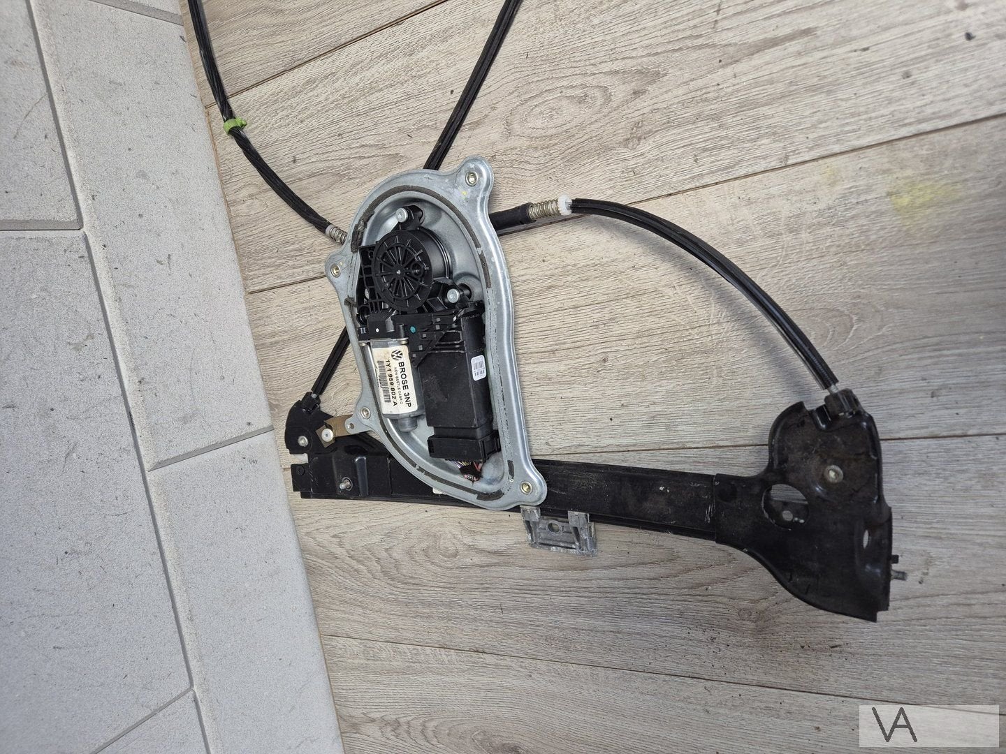 VW New beetle cabrio raammechanisme RECHTS voor 2002 - 2010, Auto-onderdelen, Gebruikt, -, Volkswagen, -