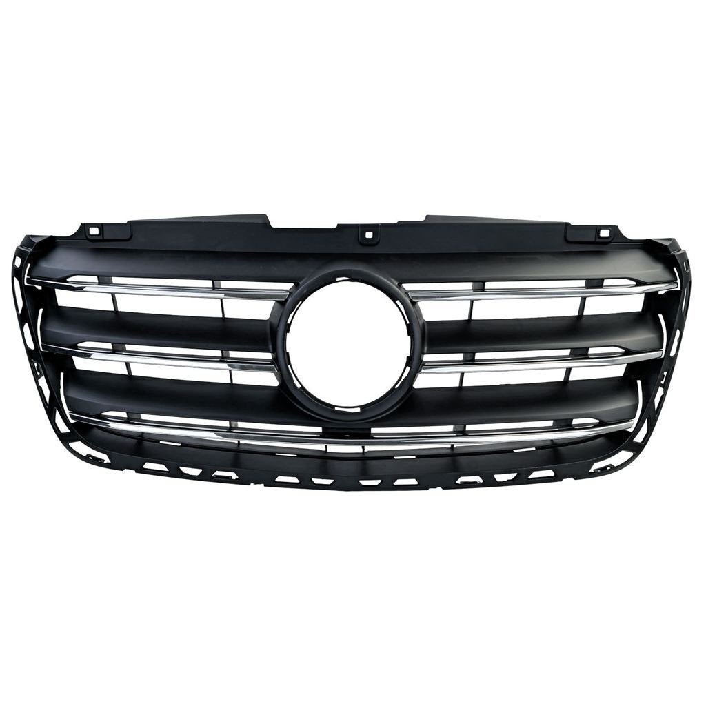 Grill Chrome Zwart Voor Mercedes Sprinter W907 W910 2018-202, Auto diversen, Tuning en Styling, Verzenden, Automotive Parts, A.parts@hotmail.nl
