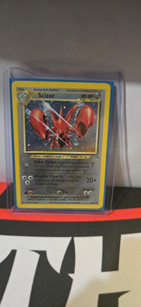 POKEMON KAART SCIZOR 1995/2001, Ophalen of Verzenden, Zo goed als nieuw