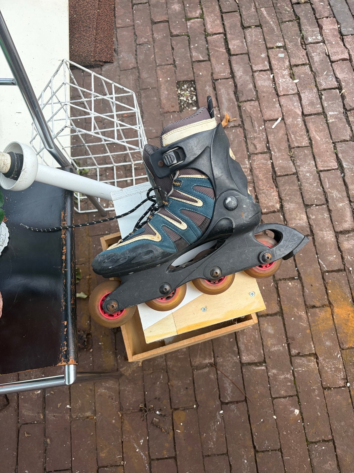 Inline skates / Skeelers, Gebruikt, Inline skates 4 wielen, Dames, Ophalen