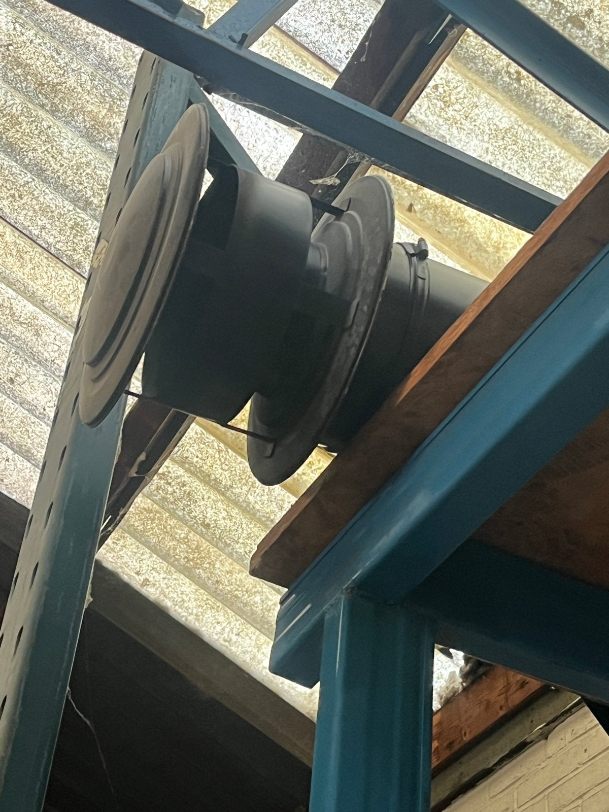 RVS Dubbelwandig Rookkanaal Pijp Diameter 20cm, Ophalen, Gebruikt, Afzuiger