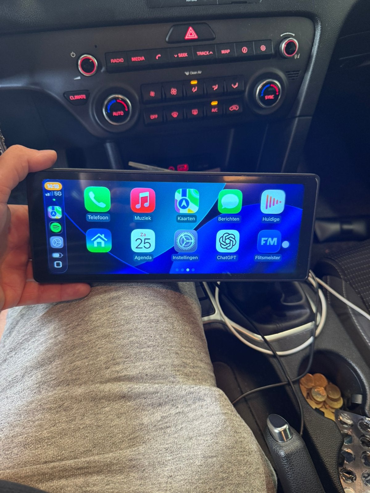 Apple carplay scherm, Ophalen, Zo goed als nieuw
