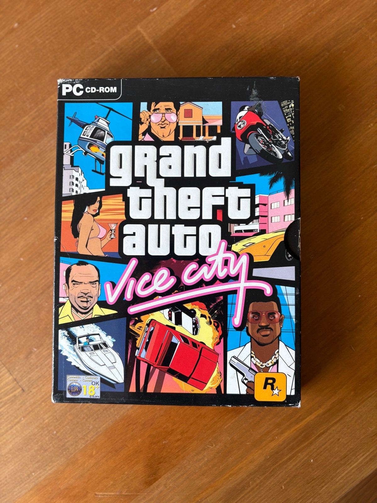 Grand Theft Auto Vice City PC met handleiding en poster, Avontuur en Actie, Gebruikt, Vanaf 18 jaar, 1 speler