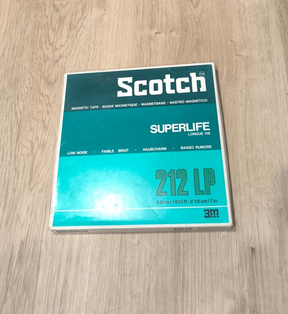Scotch Superlife 212 band met originele doos!, Audio, Tv en Foto, Bandrecorders, Ophalen of Verzenden, Bandrecorder, Met banden