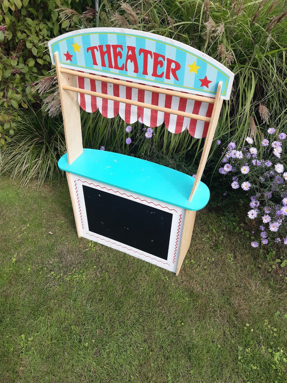 Houten Speelwinkel / Theater / IJskraam - 70x22x110 cm, Ophalen, Gebruikt, Jongen of Meisje