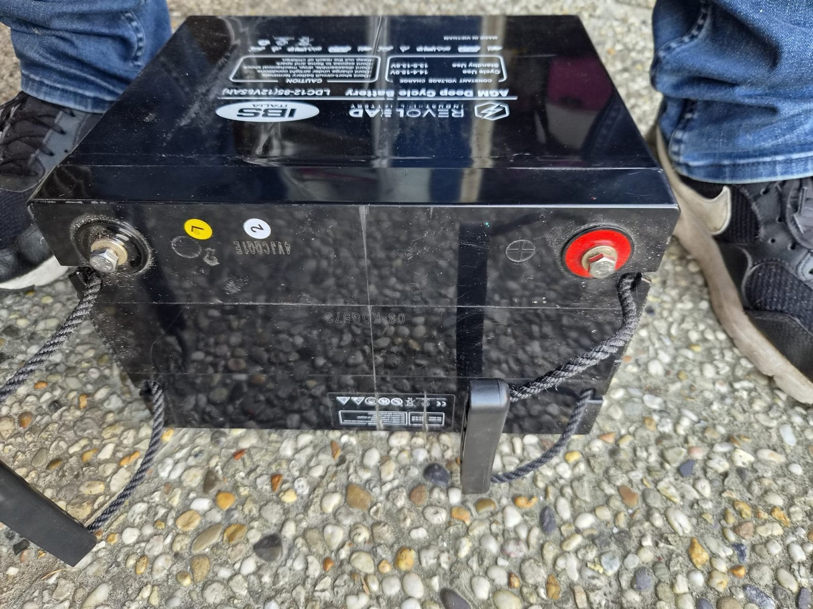 IBS REVOLEAD LDC12-24S(12V54Ah) AGM Deep Cycle Accu, Gebruikt, Overige automerken