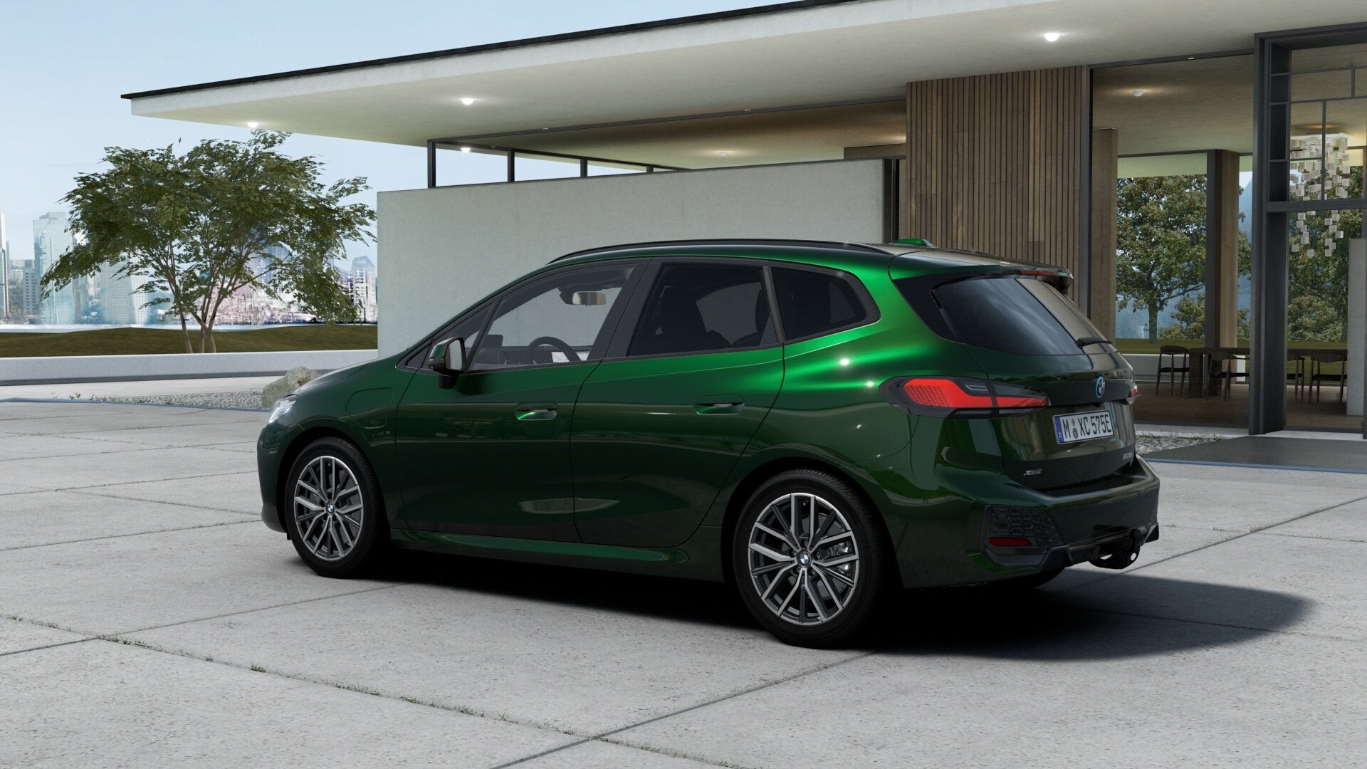 BMW 2 Serie Active Tourer 225e xDrive M Sport Automaat / Tre, Auto's, Automaat, Dealer onderhouden, 1800 kg, Zwart