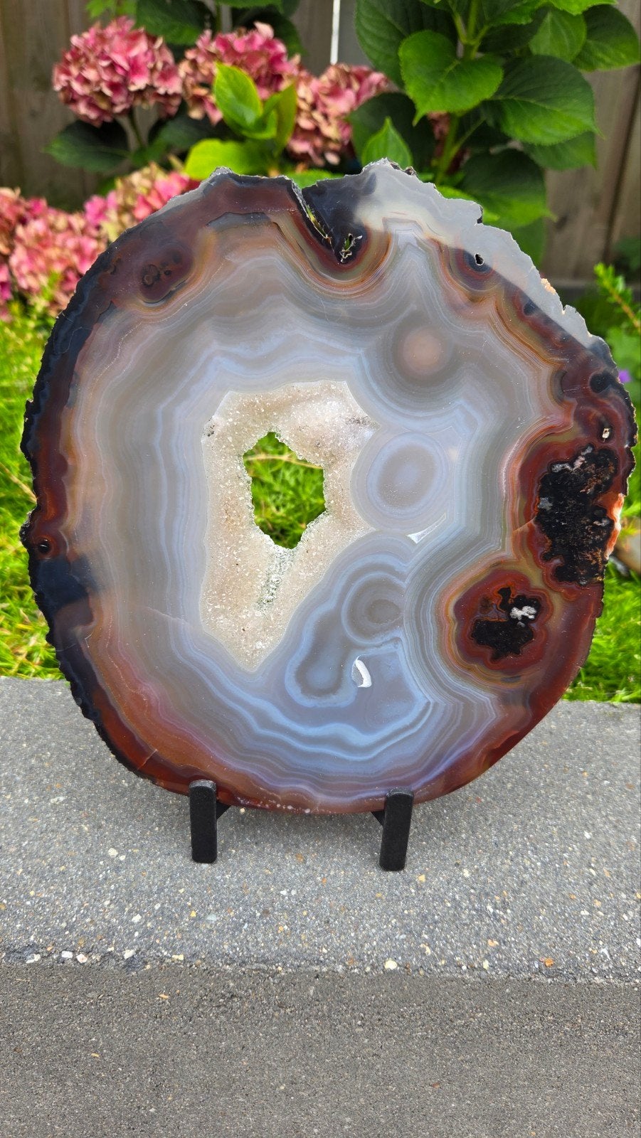 unieke agaat slab, Verzamelen, Mineralen en Fossielen, Ophalen of Verzenden