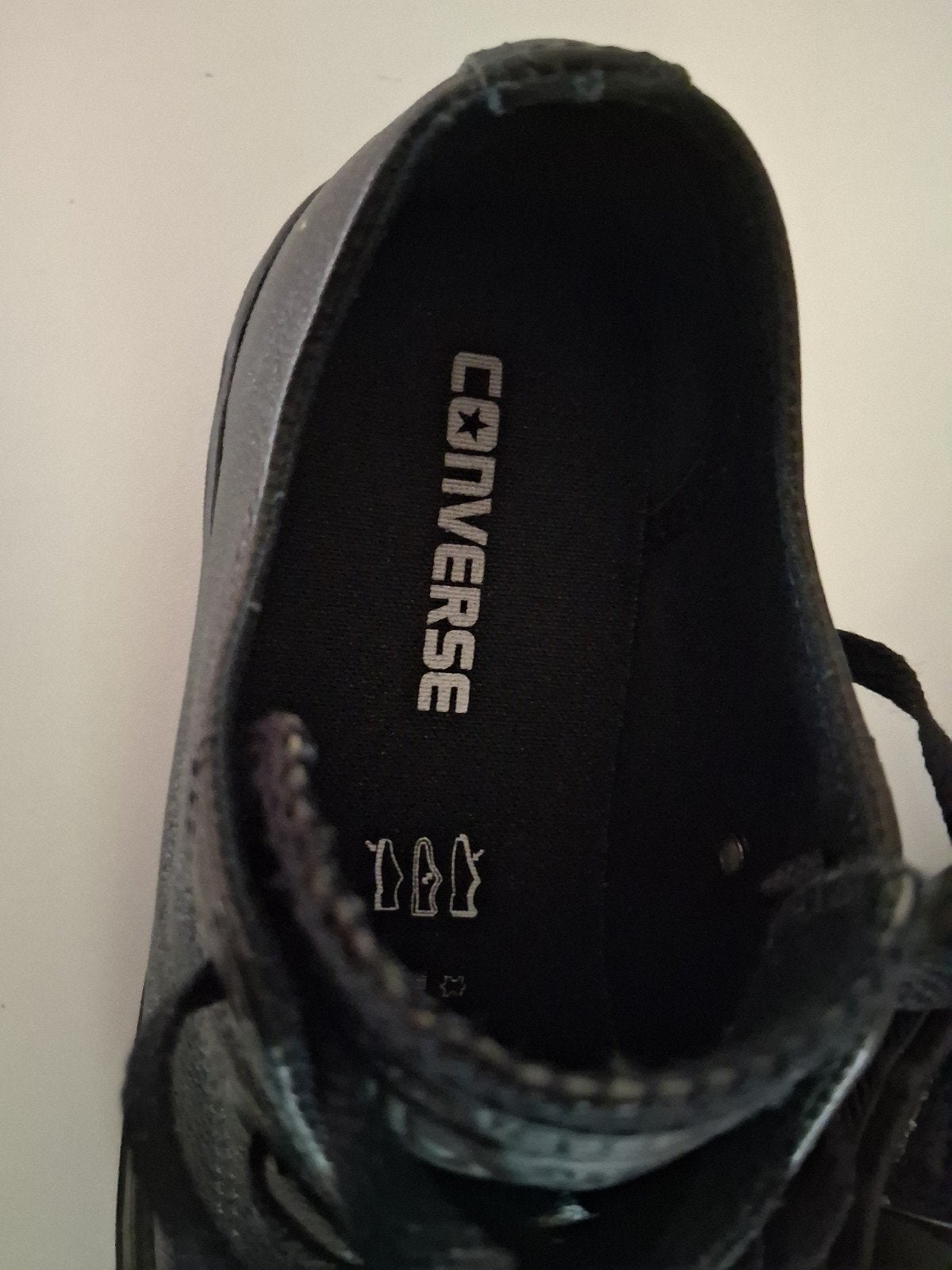Converse alls stars leer, Zwart, Ophalen of Verzenden, Converse All Stars, Sneakers of Gympen