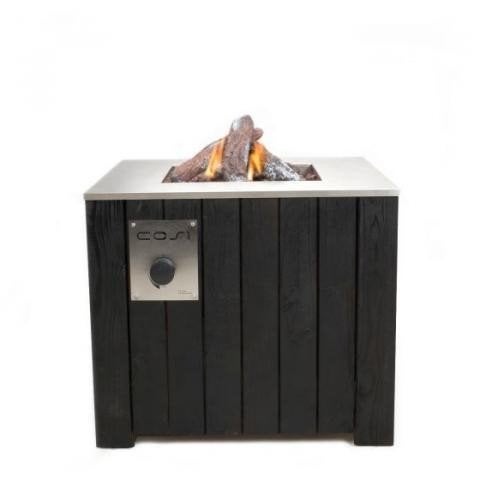Cosicube 70 Vuurtafel Zwart - Showroommodel, Ophalen of Verzenden, Nieuw