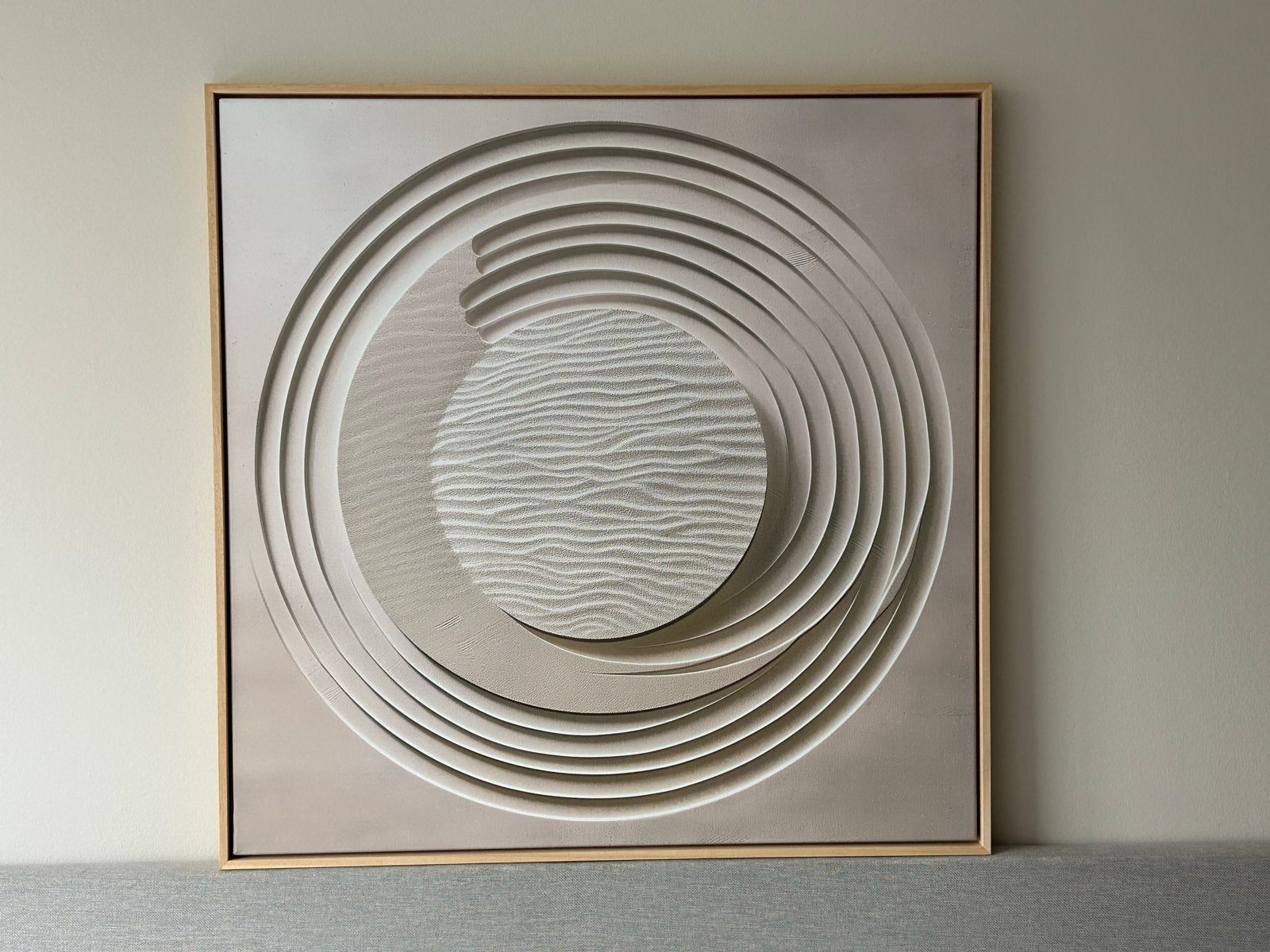 Schilderij Sandy Halo (Bianca ter Riet) - 85x85 cm, Ophalen