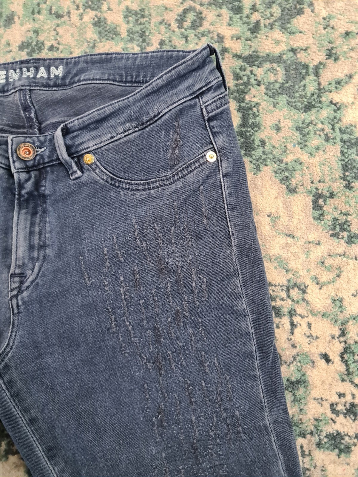 Denham spray super tight fit W29 L32 STRETCH Tulsi2932 Dames, Denham, Blauw, Ophalen of Verzenden, Zo goed als nieuw