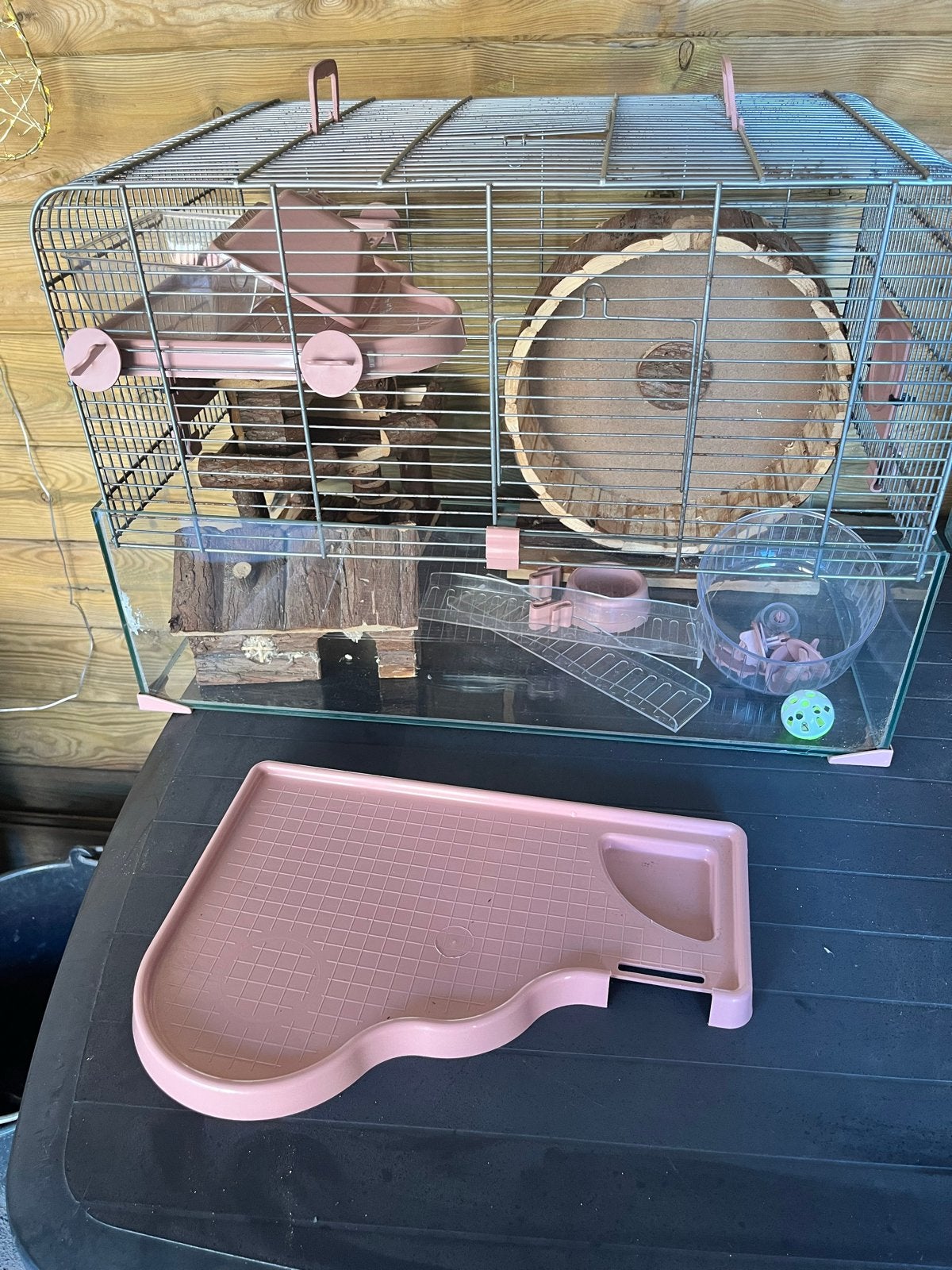 Leuke hamsterkooi, Dieren en Toebehoren, Kooi, Minder dan 75 cm, Zo goed als nieuw, Ophalen