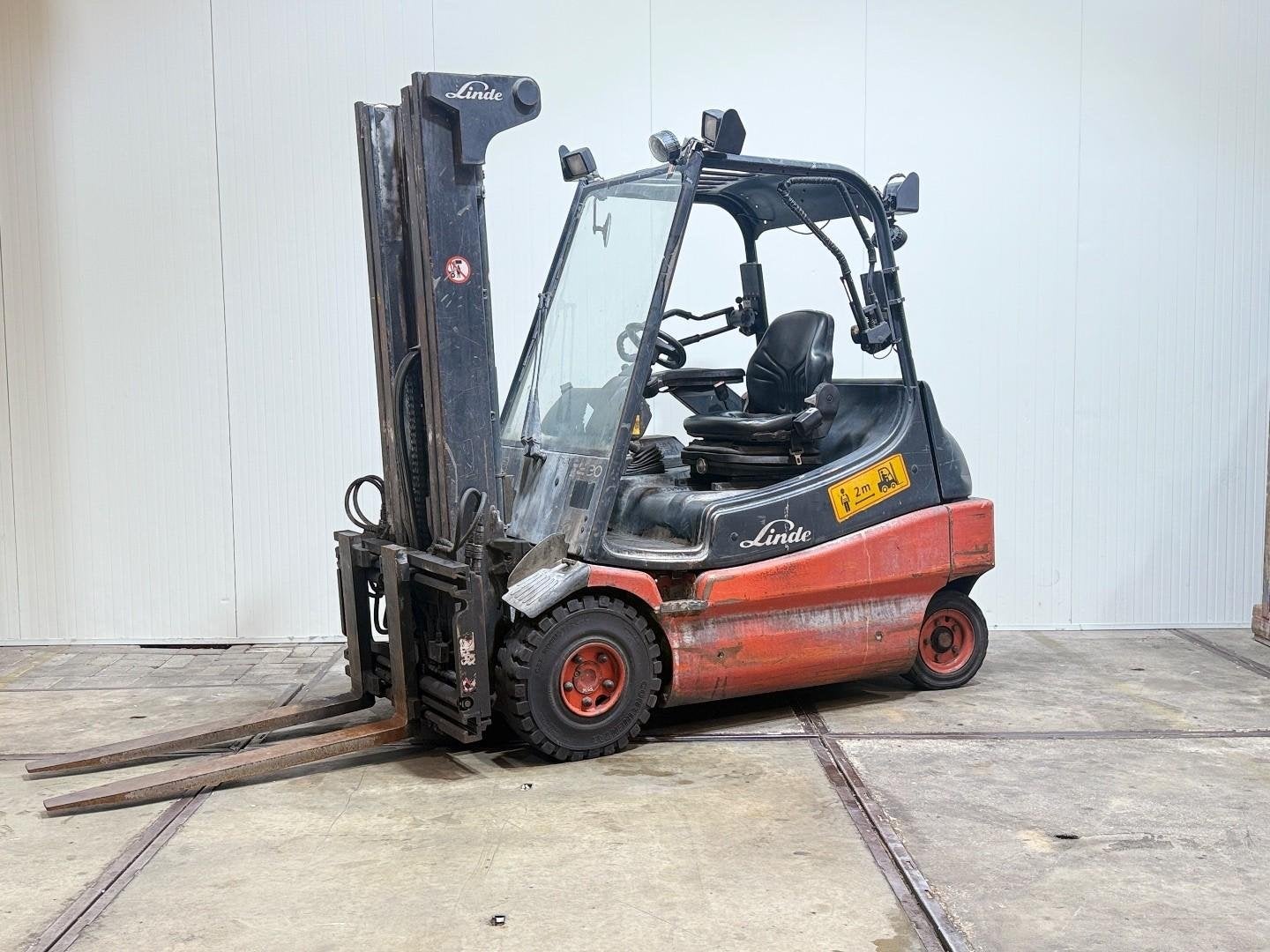 Linde E30 Triplex 4x ventiel Vorkversteller sideshift ACCU 2, Elektrisch, Heftruck, Linde
