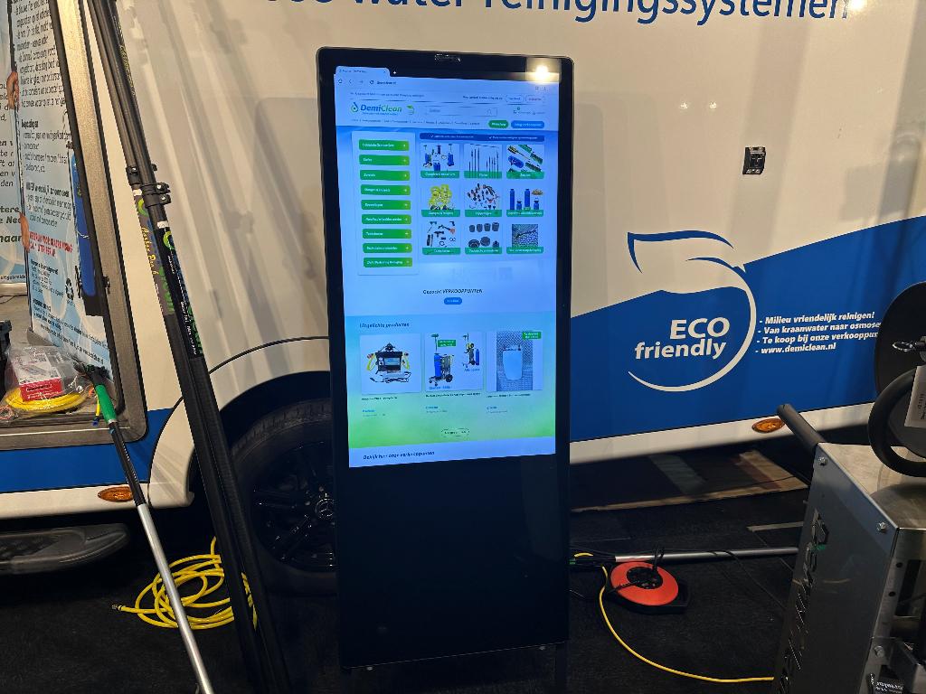 Video reclamescherm - Mobiel - touchscreen/wifi NIEUWSTAAT!, Ophalen, Zo goed als nieuw, 3 tot 4 Ghz