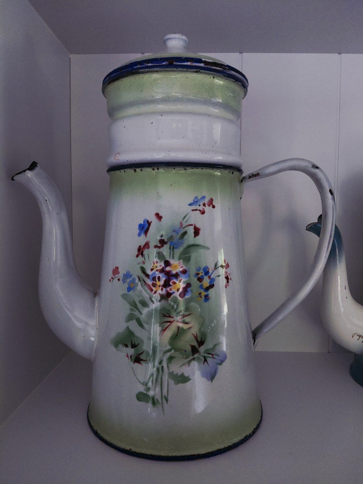 Emaille koffiekan, Ophalen of Verzenden