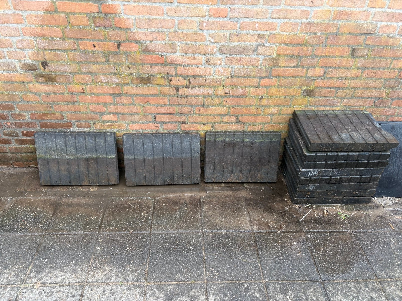 Stoepwandjes ZGAN, Ophalen, Zo goed als nieuw, Beton, Overige typen