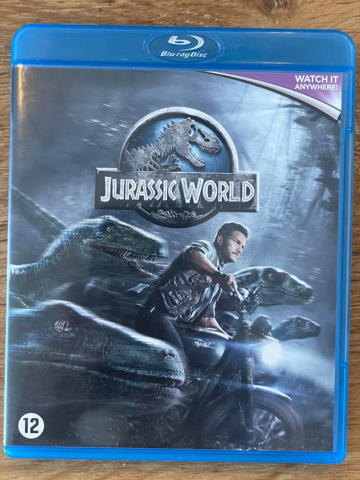 Jurassic world blu-ray, Ophalen of Verzenden, Zo goed als nieuw