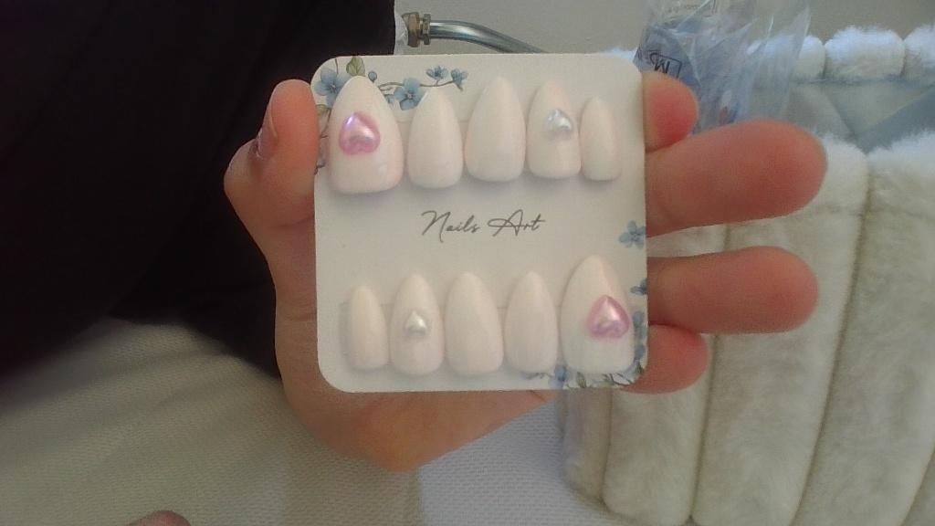 Press on nails, Wit, Nieuw, Ophalen of Verzenden, Handen en Nagels