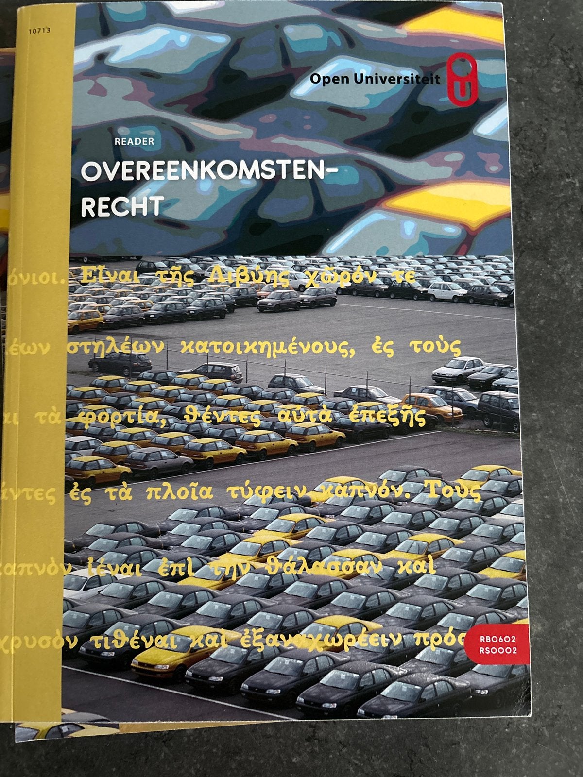 Reader Overeenkomstenrecht - Open Universiteit, Ophalen of Verzenden, Gamma, Zo goed als nieuw, HBO