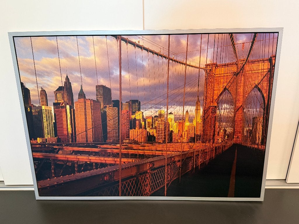 Foto in lijst Amerikaanse brug, Ophalen, Zo goed als nieuw