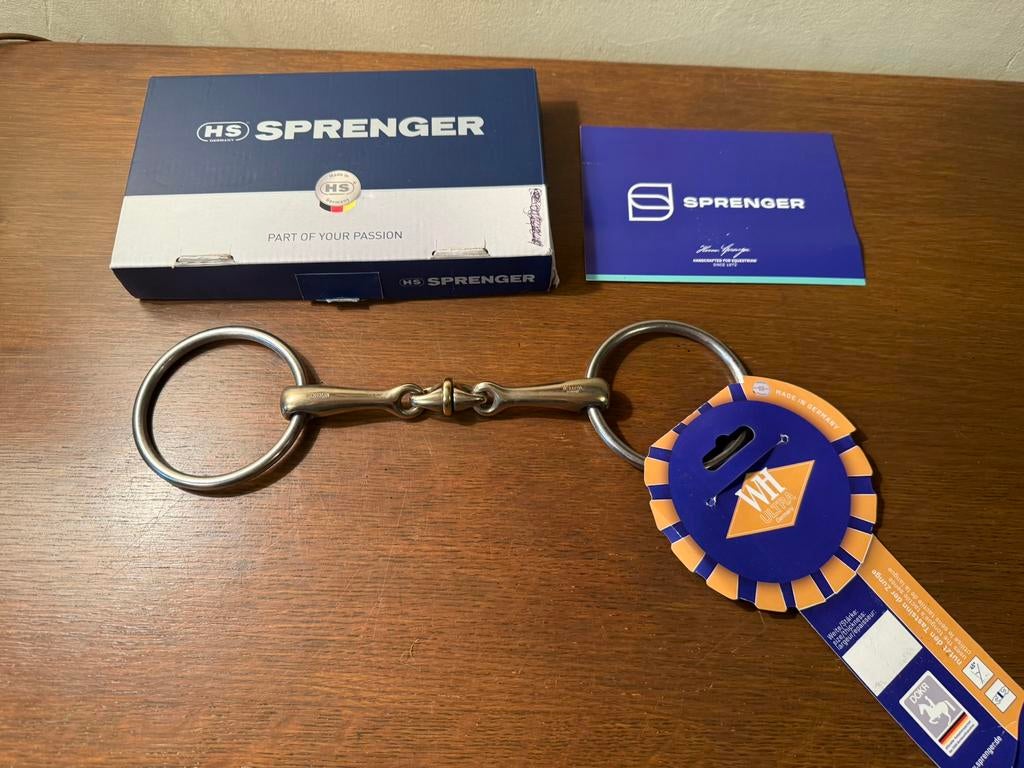 Sprenger WH Ultra Sensogan 13cm watertrens bit, Ophalen of Verzenden, Zo goed als nieuw, Dressuur
