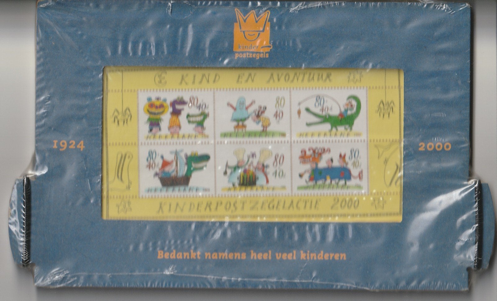 2000 kinderpostzegel bedankje nog in originele verpakking, Postzegels en Munten, Postzegels | Nederland, Ophalen of Verzenden