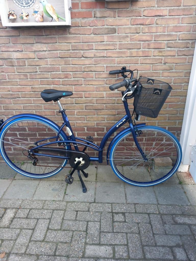 Btwin Elops C5 [54cm] Omafiets in Nette Staat., Ophalen, 53 tot 56 cm, Btwin Cube Bulls Gazelle Batavus, Versnellingen