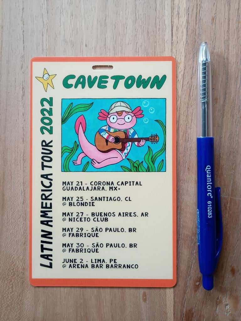 Cavetown - Tour Laminate - Latin America Tour 2022, Ophalen of Verzenden, Plaatje