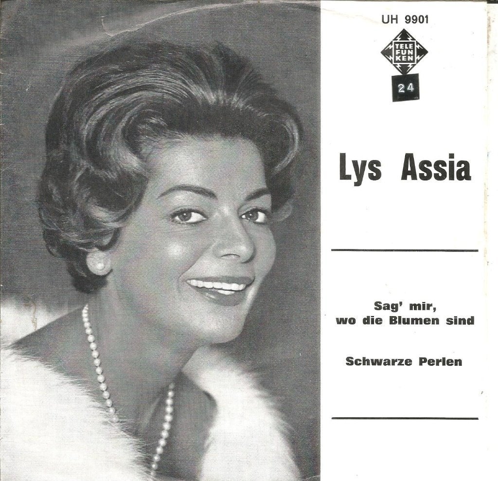 Lys Assia – Sag' Mir, Wo Die Blumen Sind (1963), Fotohoes, 7 inch, Ophalen of Verzenden, Zo goed als nieuw