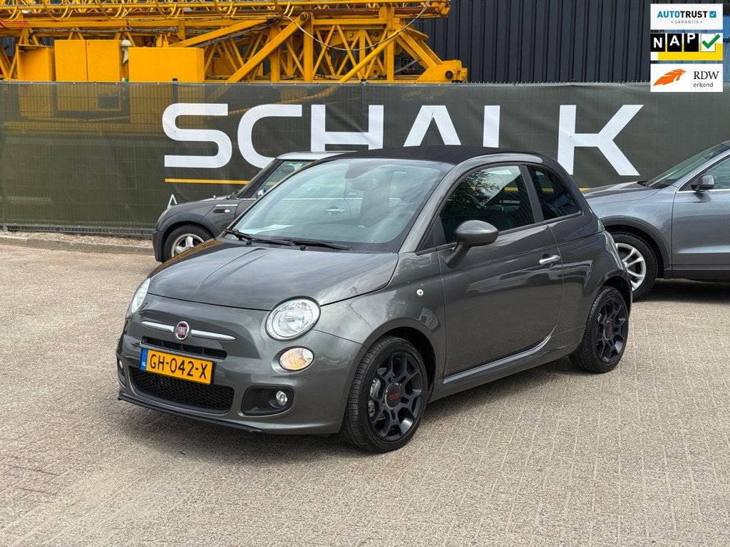 Fiat 500 C 0.9 TwinAir Turbo 500S|NAP|Airco|2eig|FullOptions, Stof, Cabriolet, Origineel Nederlands, Bedrijf