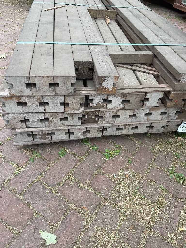 Vlonder beschoeiing gleufpaal tuinpaal, Ophalen, Nieuw, Hout