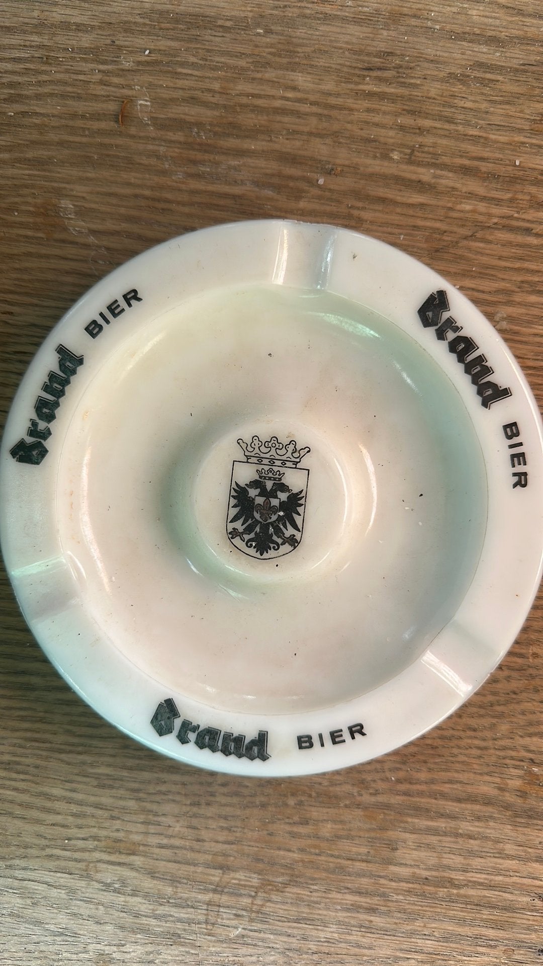 Brand Porceleinen asbakje, Verzamelen, Ophalen of Verzenden, Gebruikt, Porselein, Overige typen
