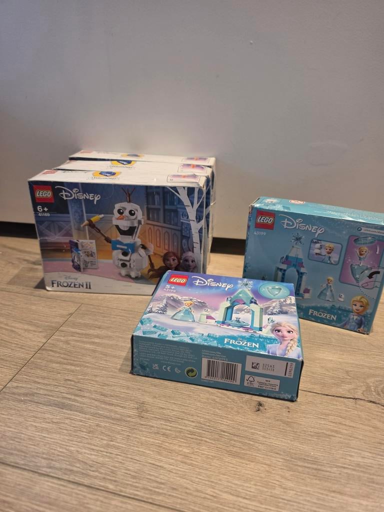 Nieuwe LEGO Disney Frozen sets (Olaf en Elsa's IJskasteel), Kinderen en Baby's, Speelgoed | Duplo en Lego, Ophalen, Nieuw, Complete set