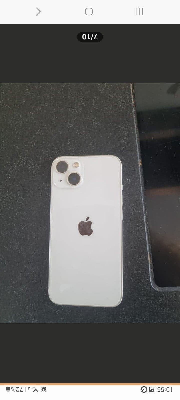 Hierbij bied ik mijn iPhone 13, Telecommunicatie, Mobiele telefoons | Apple iPhone, Ophalen, 128 GB, Wit, IPhone 13