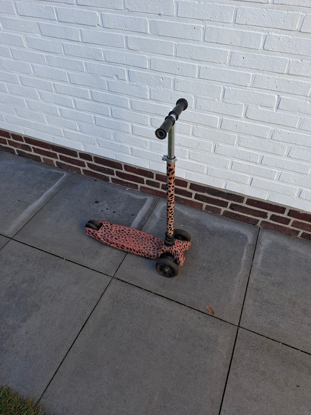 Step met luipaardprint, Fietsen en Brommers, Ophalen, Gebruikt, Gewone step, Onbekend