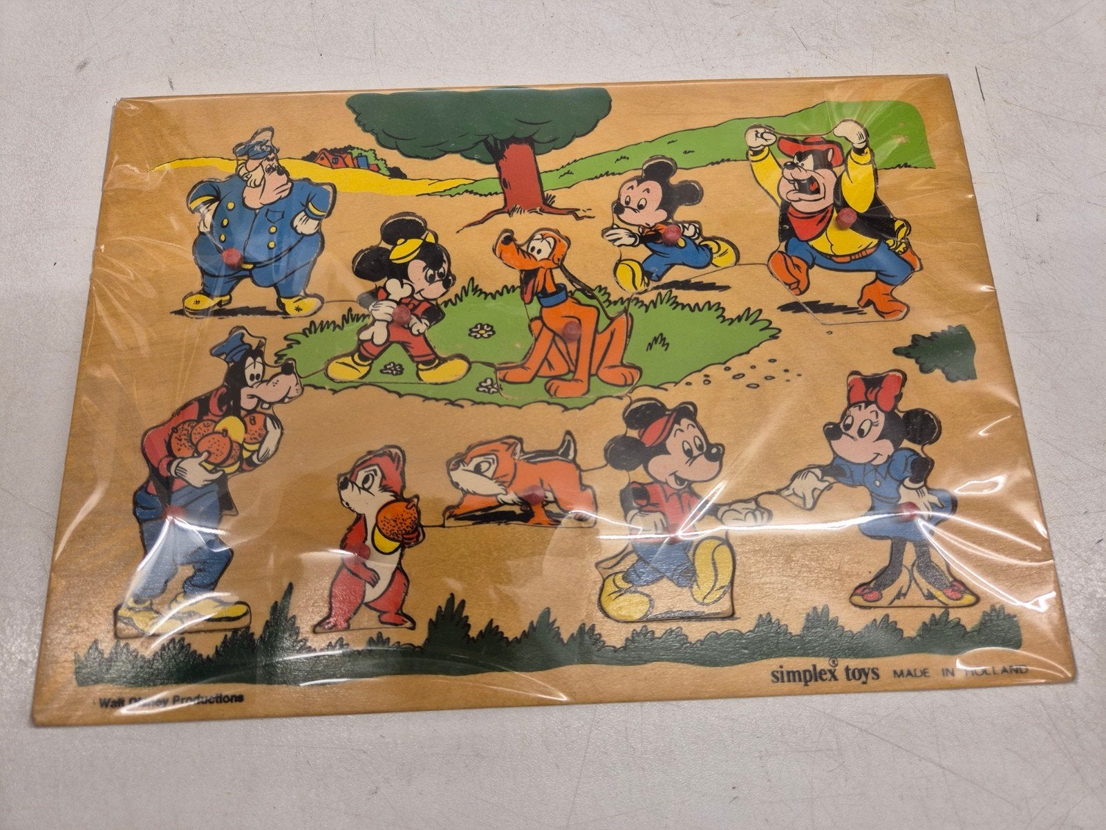 Walt disney production houten puzzel, Verzamelen, Ophalen of Verzenden, Gebruikt, Overige typen