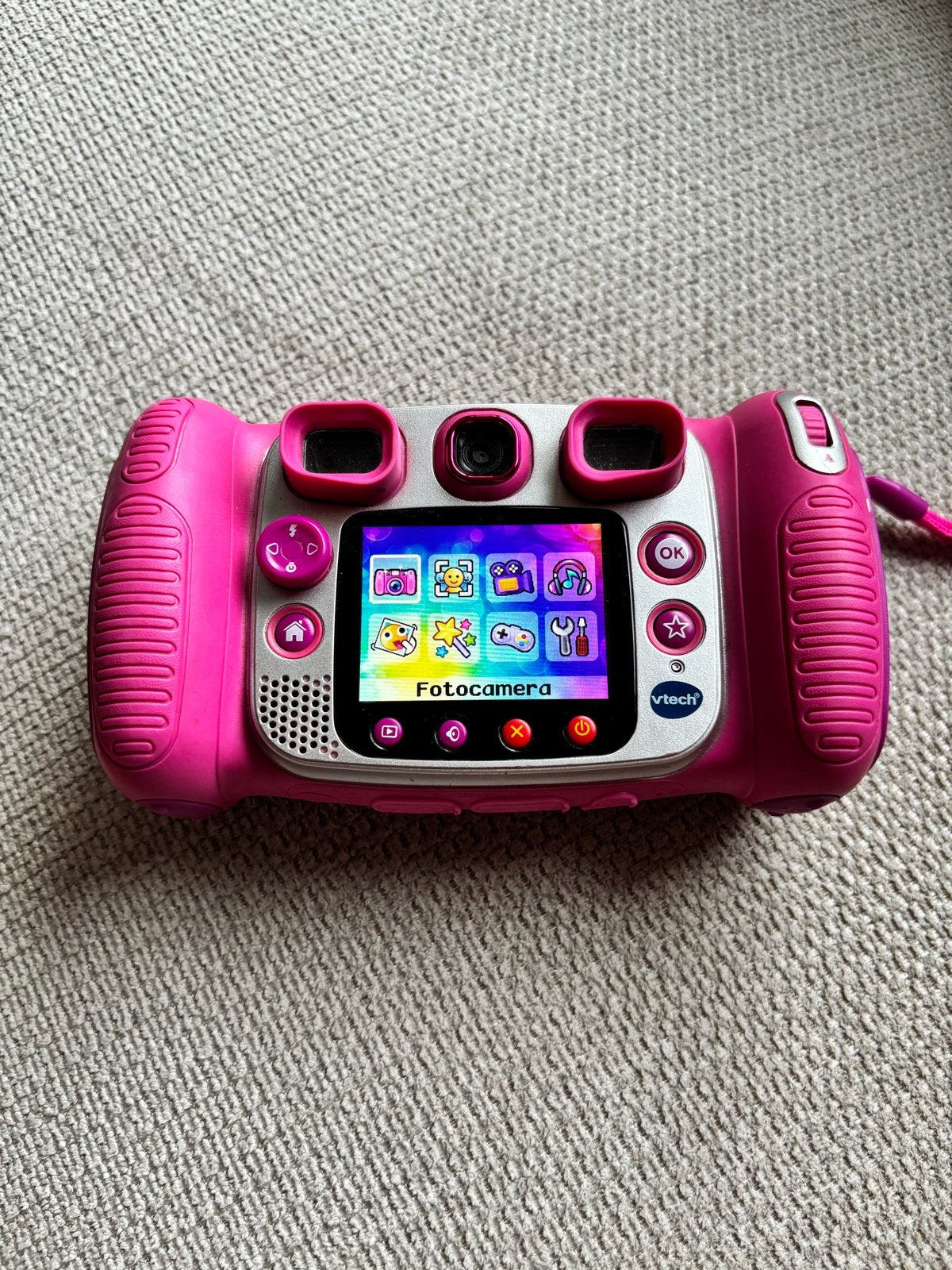 Vtech Kidizoom Duo 5.0 Kindercamera Roze, Zo goed als nieuw, Kindercamera, 5 megapixels, Overige Merken