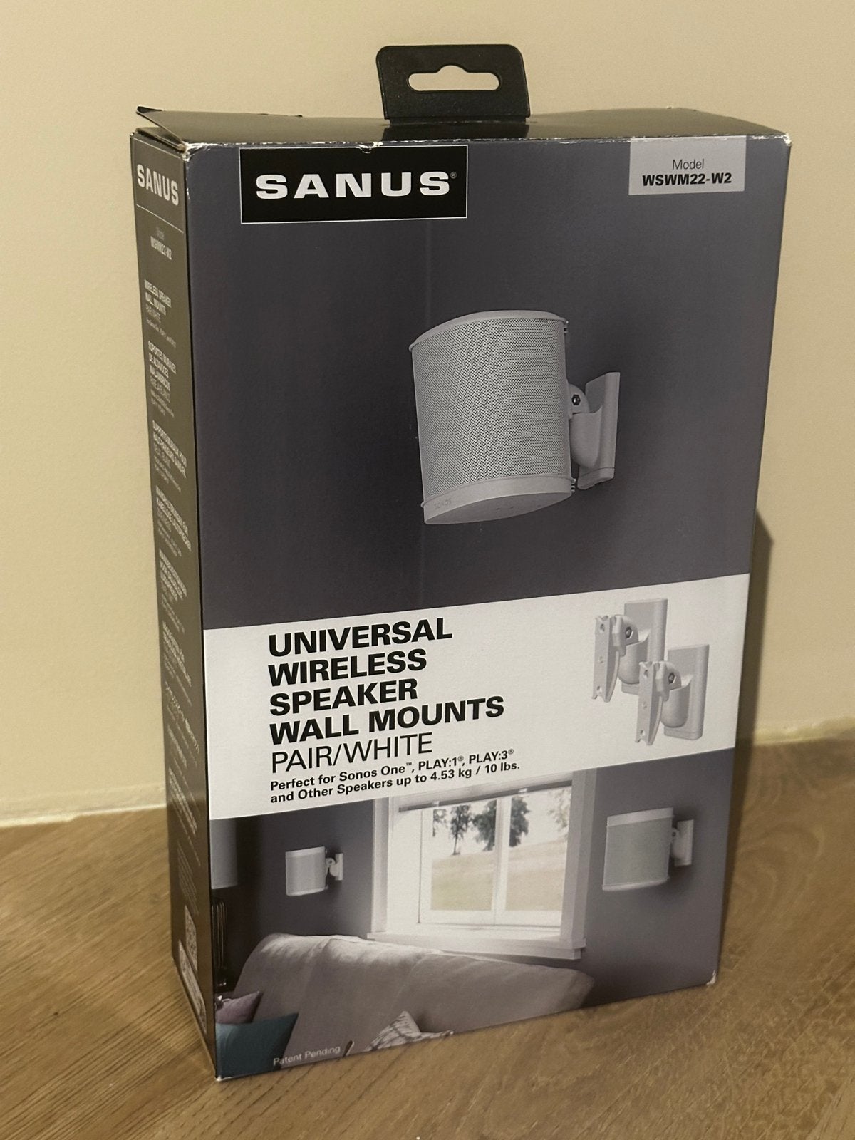 SANUS Universele Speaker Wandbeugel Wit (1 stuk) – Nieuw, Overige merken, Overige typen, Nieuw, Ophalen of Verzenden