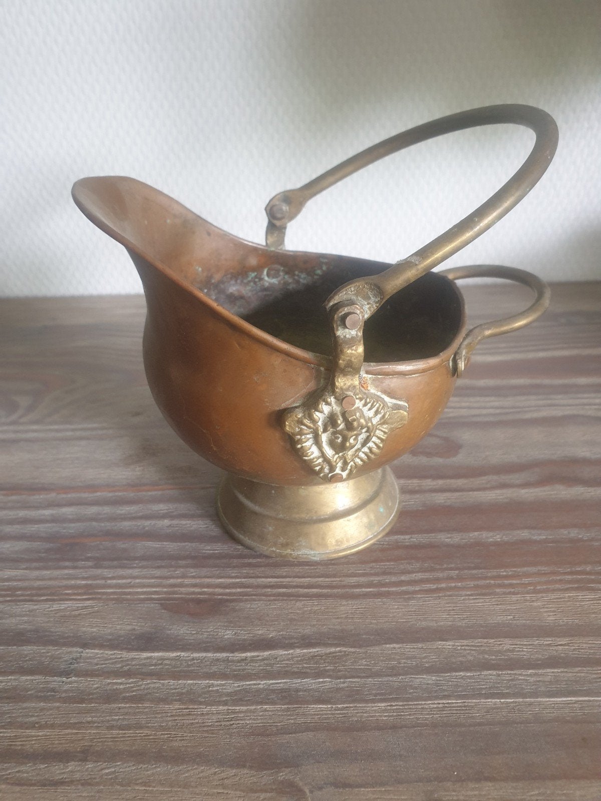 Klein Koperen kolen kit 13 cm hoog, Ophalen of Verzenden