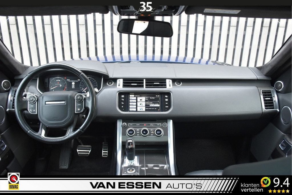 Land Rover Range Rover Sport 5.0 V8 Supercharged SVR Pano Ca, Automaat, Euro 5, Blauw, 3000 kg