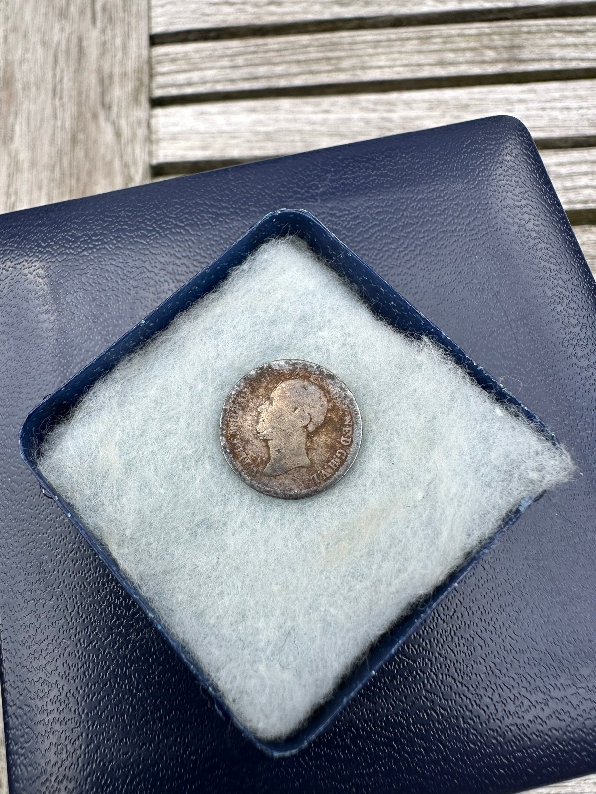 Zilveren 10 Cent munt Koning Willem II 1849, Ophalen, Zilver, 10 cent, Losse munt