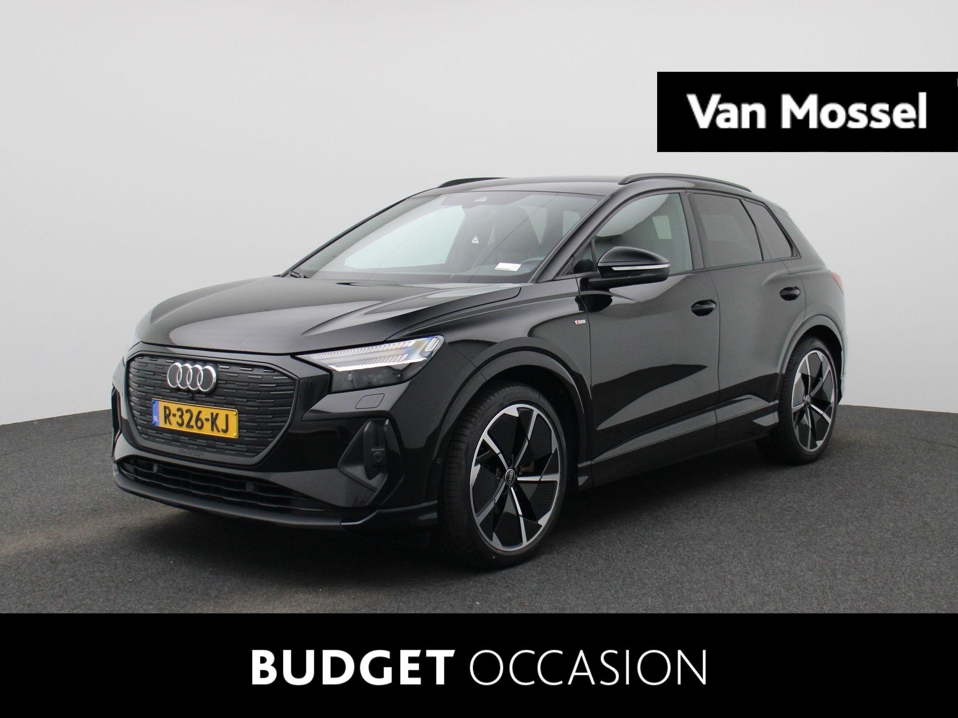 Audi Q4 e-tron 40 S edition 77 kWh | 96,1% SOH |, Auto's, 12 maanden, Achterwielaandrijving, Gebruikt, Zwart
